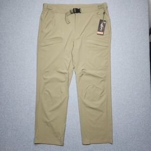 Free Soldier Pants 38x30 Tan Kahki Military Tactical‎ Hiking Cargo Belted NEW